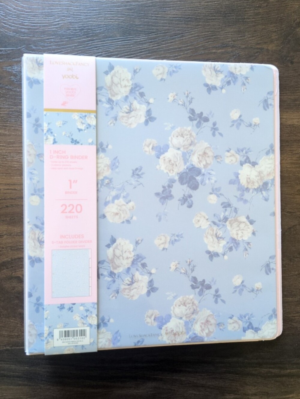 LoveShackFancy x Target Everyblooming Rosettes Binder